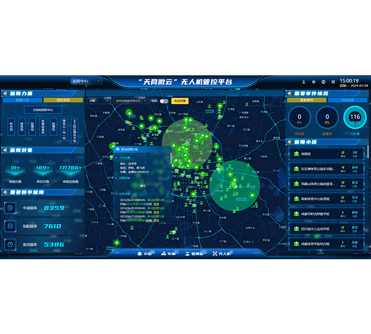 “天网微云”无人机管控平台